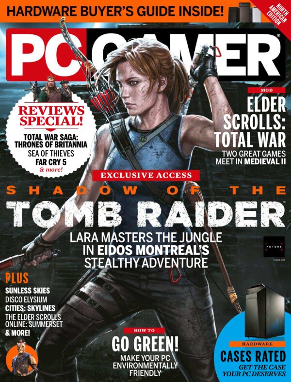 PC Gamer US   Issue 306, July 2018 cover